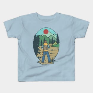 Travel to the Mountains Kids T-Shirt